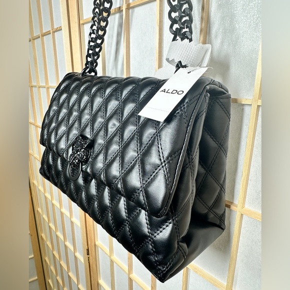 NWT Aldo Sparo Crossbody Black Bag - Picture 4 of 10